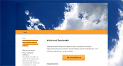 Desktop Screenshot of ilmaisetkotisivut.omasivu.fi