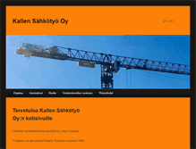 Tablet Screenshot of kallensahkotyo.omasivu.fi