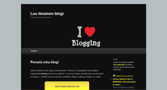 Desktop Screenshot of ilmainenblogi.omasivu.fi