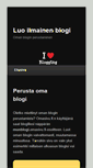 Mobile Screenshot of ilmainenblogi.omasivu.fi