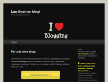 Tablet Screenshot of ilmainenblogi.omasivu.fi